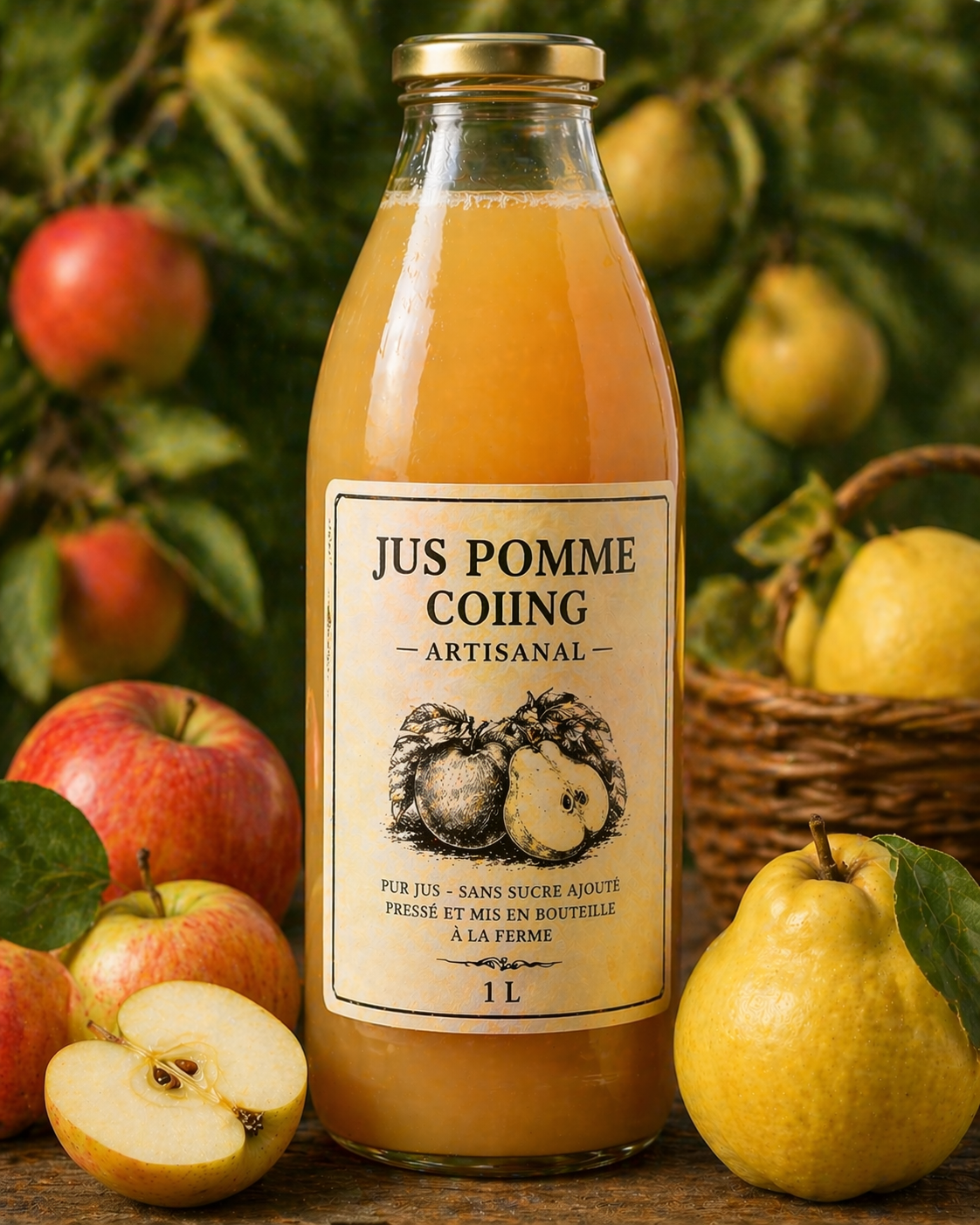 Jus pomme-coing 1L