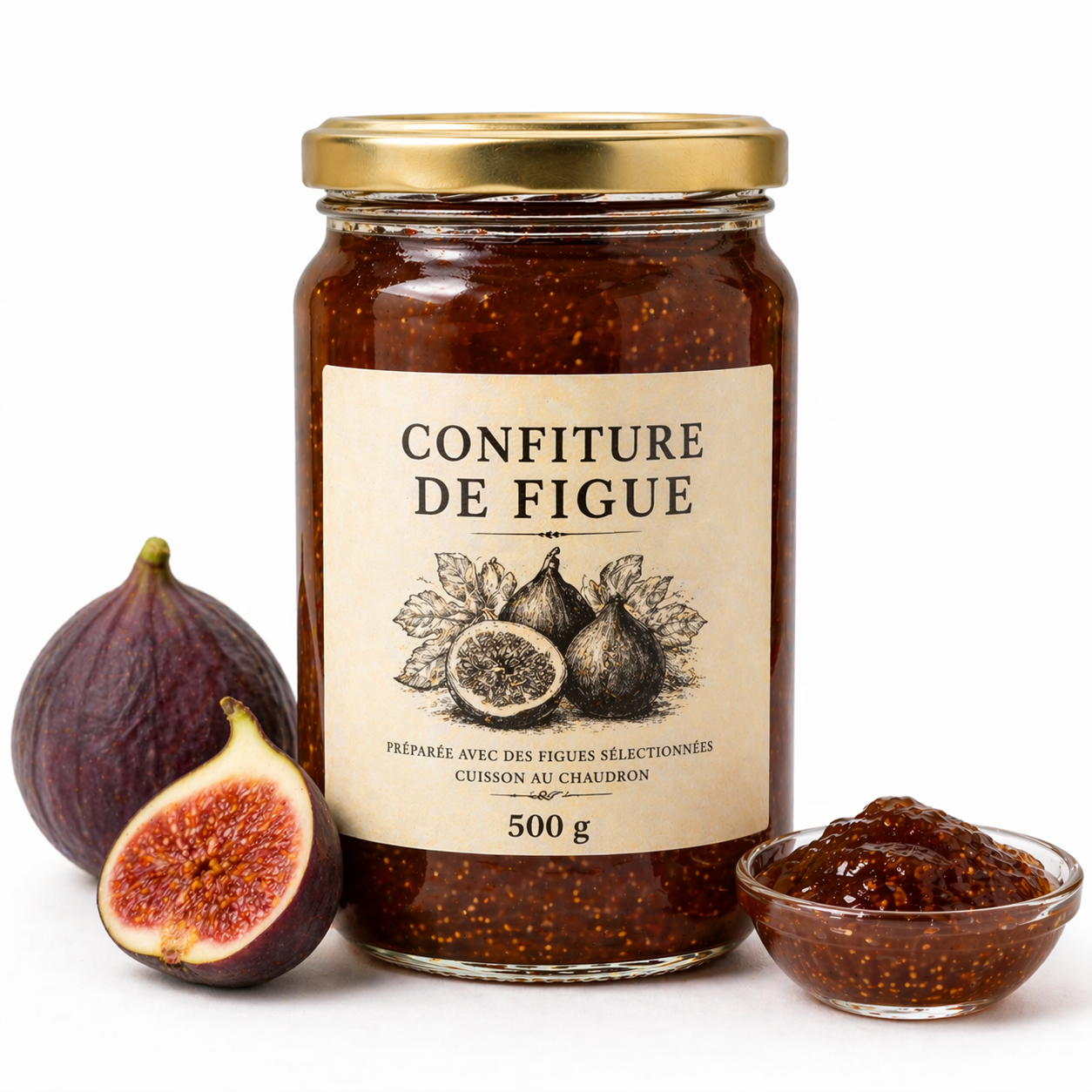 Confiture de figues 500gr