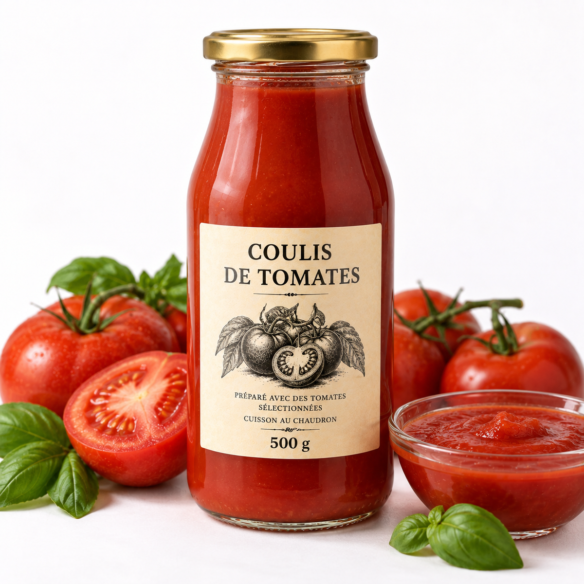 Coulis de tomates 450gr