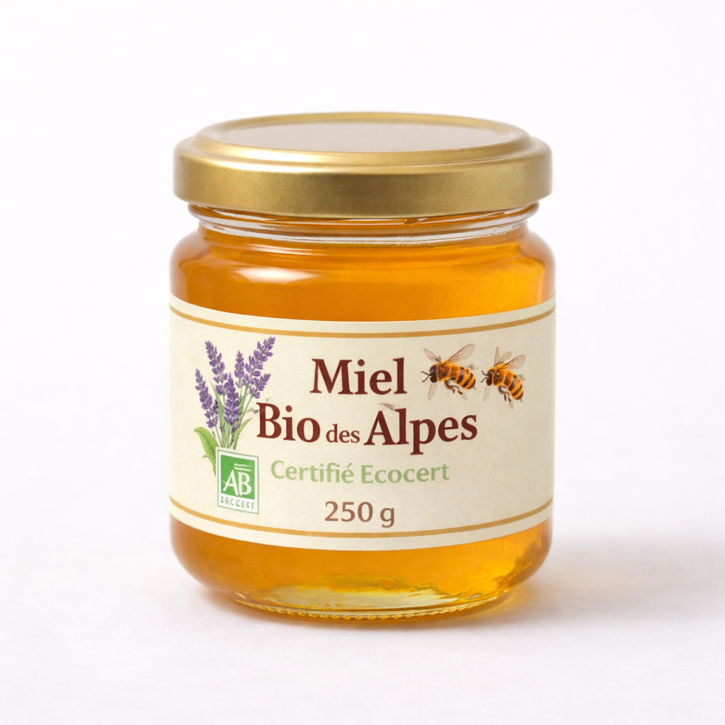 Miel des Alpes 250gr BIO Ecocert